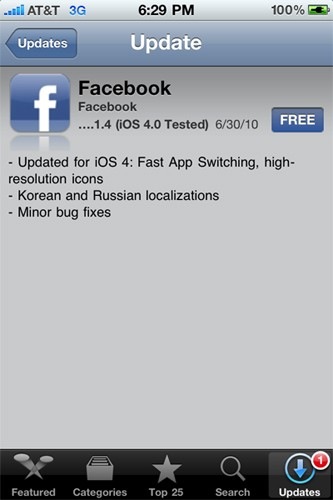 facebook para iOS4