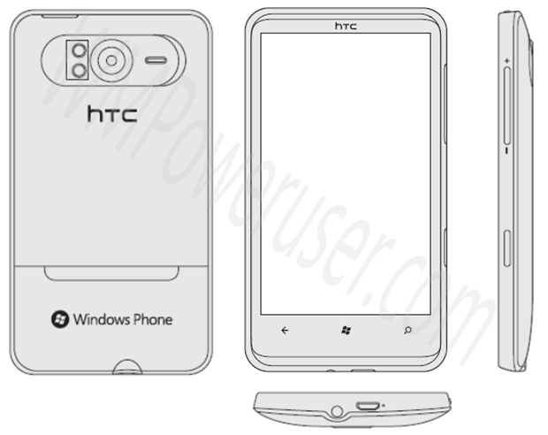 HTC HD7 WP7 plano