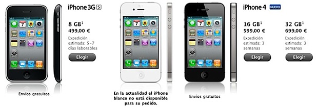 iphone 4 3gs libres españa