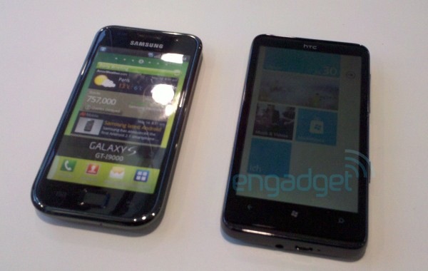 htc hd7 vs Samsung Galaxy S