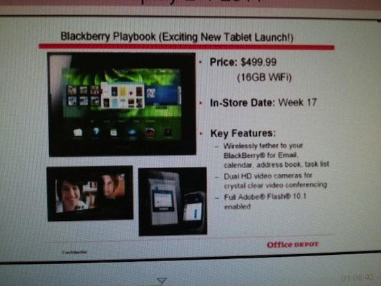 blackberry playbook precio
