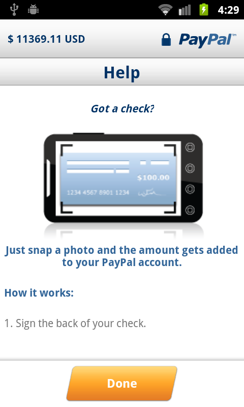 Android paypal