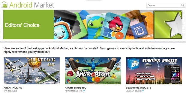 android market cambios