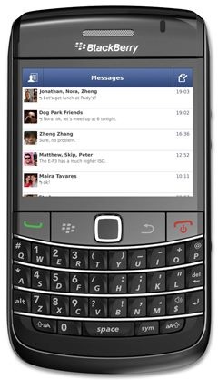 fb messenger blackberry