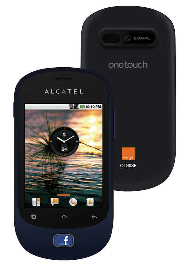 Alcatel Orange Facebook Phone