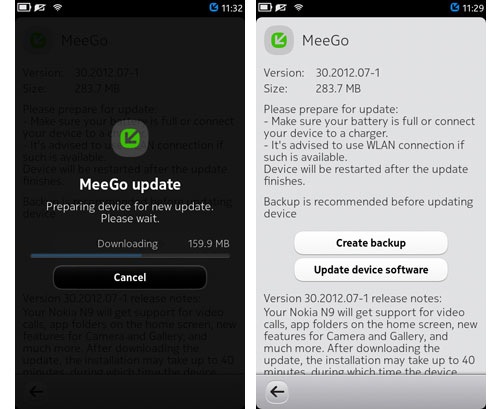 MeeGo harmattan 1.2 Nokia N9