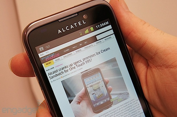 Alcatel ot-995 android