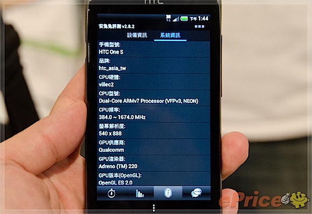 HTC One S Taiwan