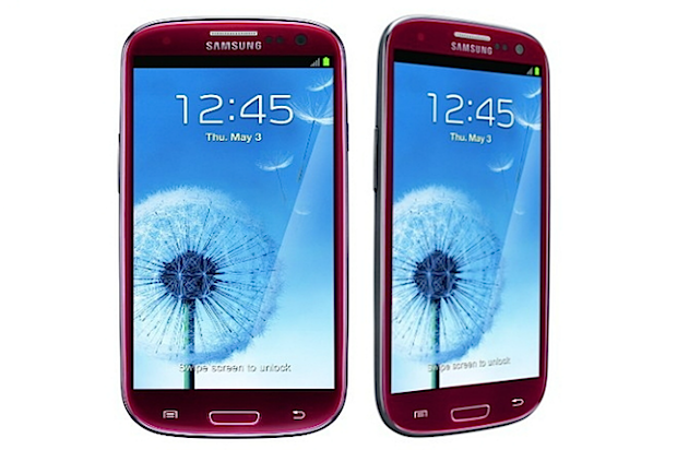 Samsung Galaxy S III rojo