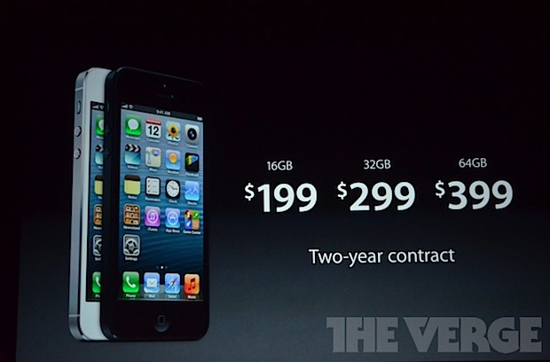 iPhone 5 precio