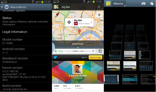 galaxy s3 android 4.1.2 multi-window