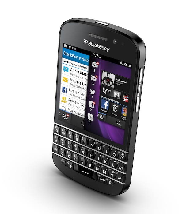 BlackBerry Q10 lanzamiento usa