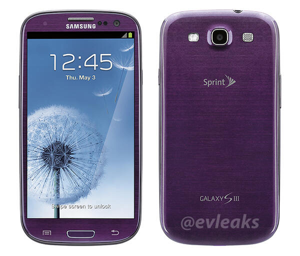 Galaxy S III Purpura
