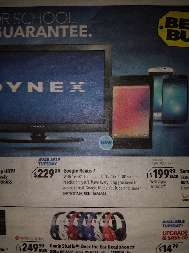 Nexus 7 publicidad