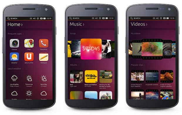 Ubuntu 13.10 smartphones