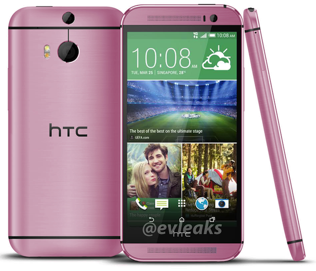 HTC One (M8) rosa