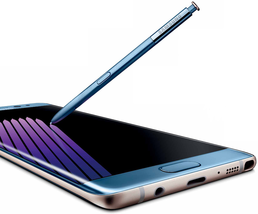 Samsung Galaxy Note7 render oficial con S Pen