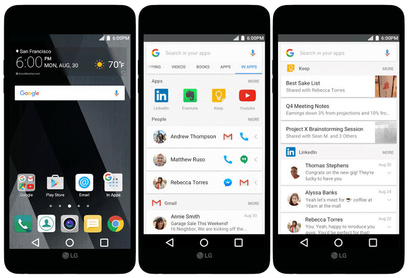 Google In-apps LG V20