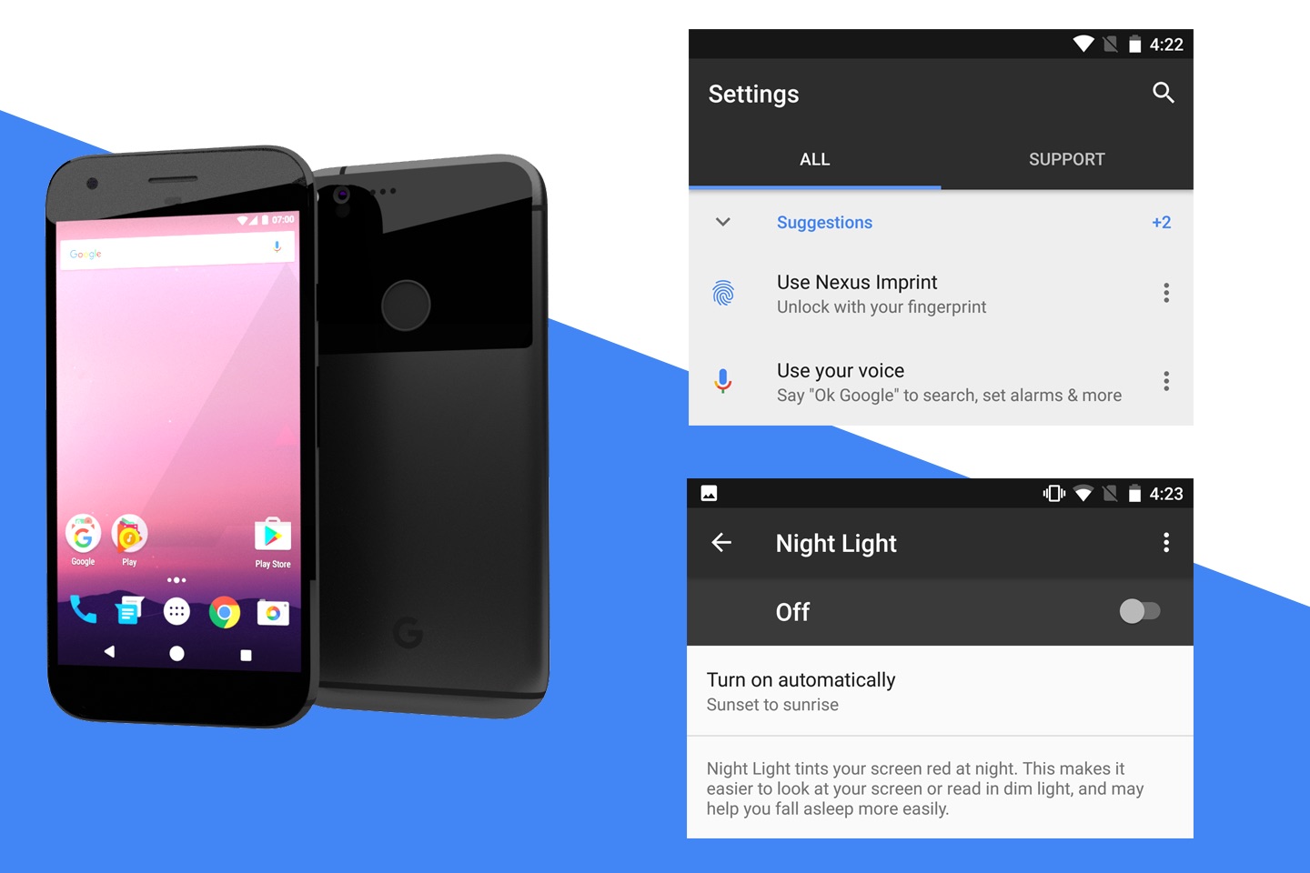Cambios en smartphones Nexus con Android