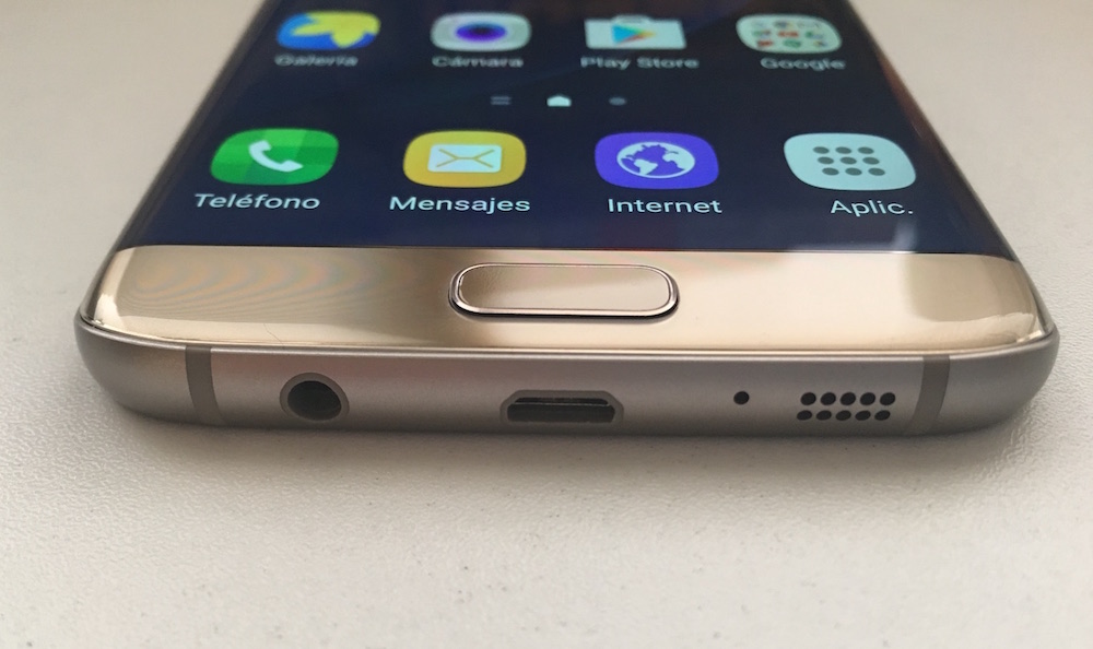 Galaxy S7 edge lector de huellas