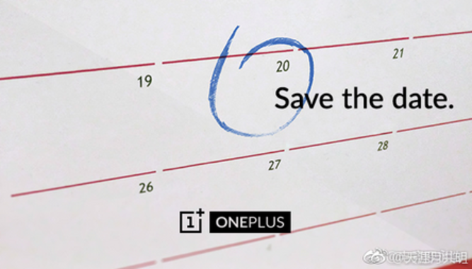 Imagen filtrada en Weibo sobre la fecha de anuncio del OnePlus 5.