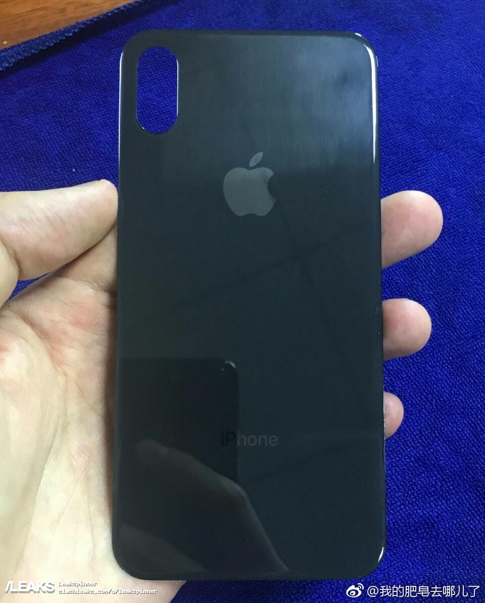 Carcasa trasera de vidrio acrílico del iPhone 8.