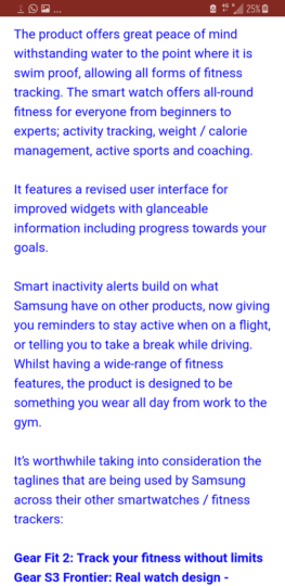 Segunda parte del mail de Samsung a los usuarios del programa Smart Lab +.