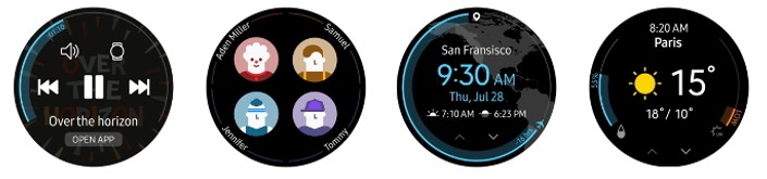 Gear S3 value pack UI