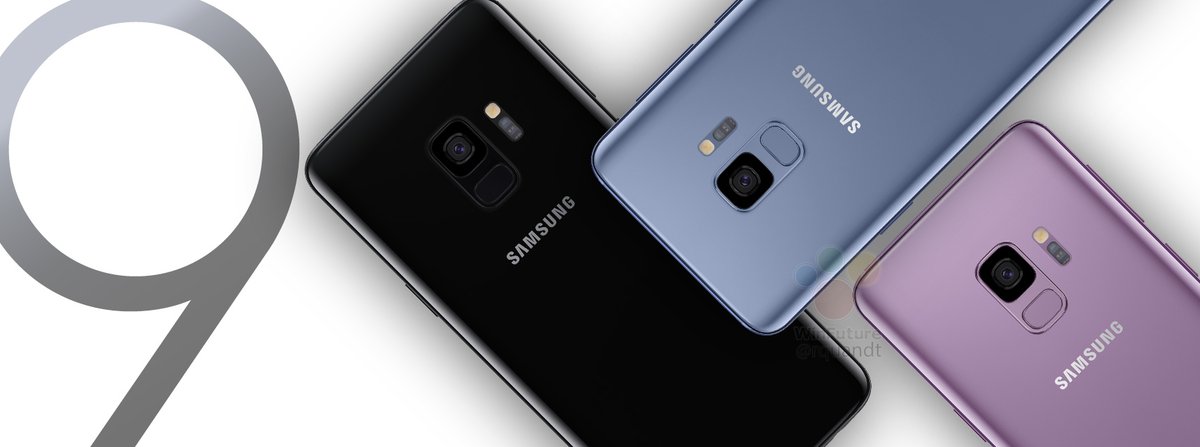 Supuesto banner publicitario oficial del Samsung Galaxy S9/S9+ filtrado.