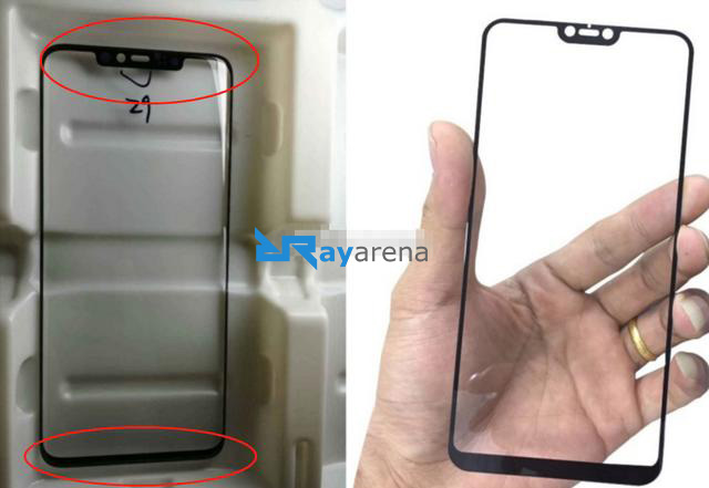 Fotografía comparativa del panel frontal del Xiaomi Mi 7 (izquierda) y el Vivo x21 (derecha).