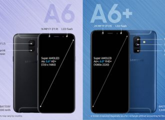 Samsung Galaxy A6 y Samsung Galaxy A6+ revelados por Samsung Indonesia