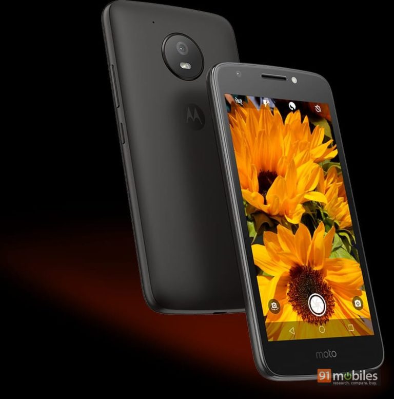 Render filtrado del supuesto frente y dorso del Motorola Moto C2.