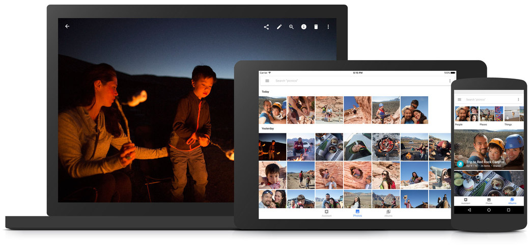 backups con google fotos