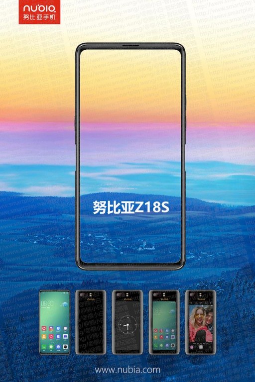 Filtración de un supuesto render publicitario del ZTE Nubia Z18S.
