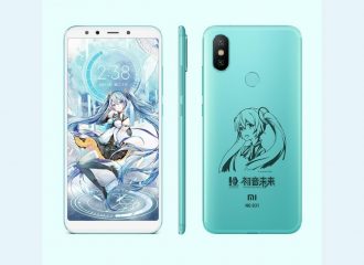 Una vez más, otro teléfono de Xiaomi con Miku: Xiaomi Mi 6X Hatsune Miku