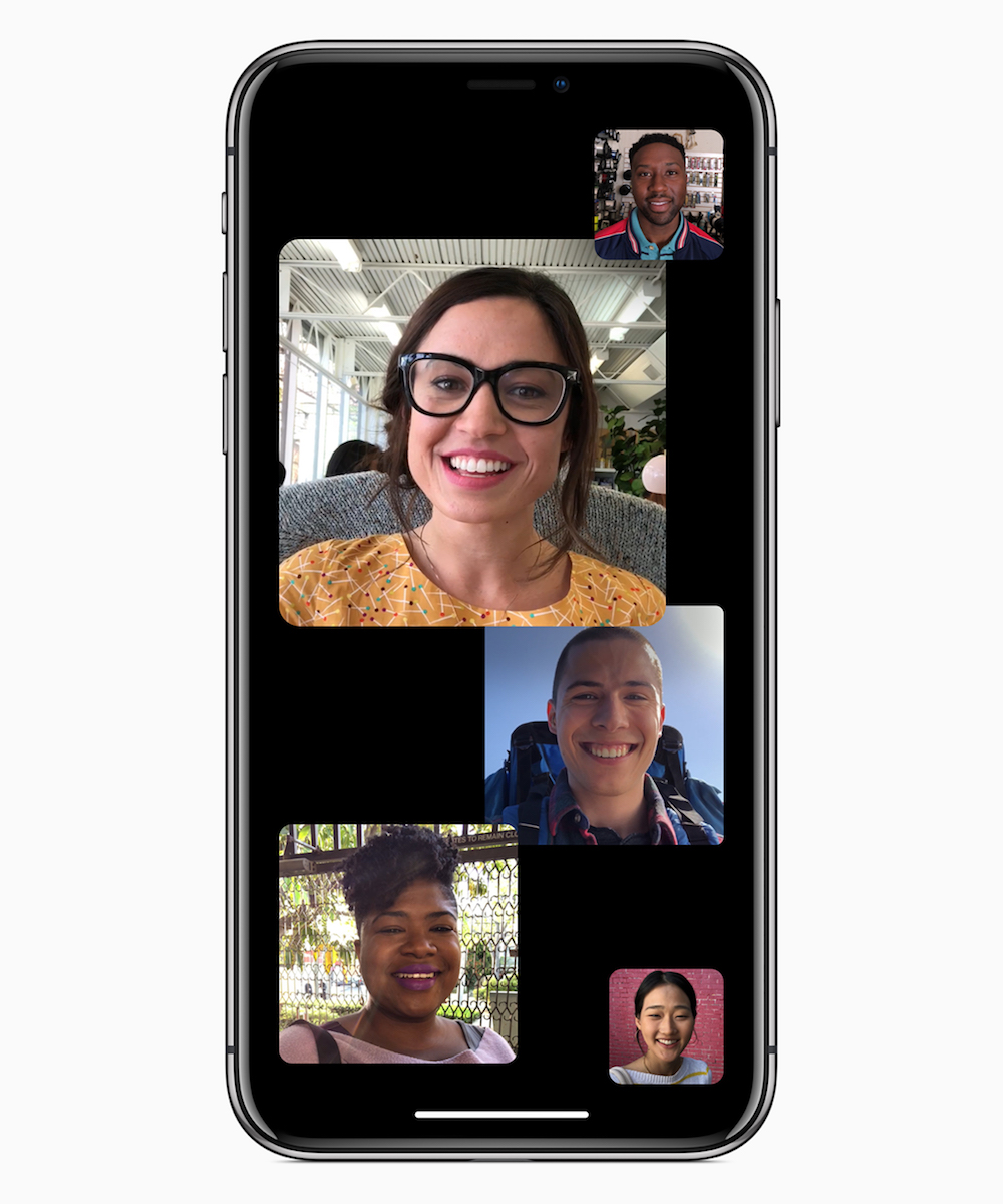 iOS 12 con facetime multiple