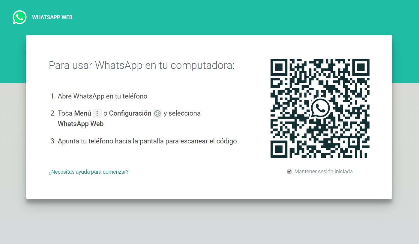 WhatsApp Web en tu PC WhatsApp Web en tu PC