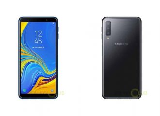 Foto y renders del Samsung Galaxy A7 (2018) con cámara triple