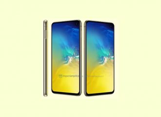 Así se vería el Samsung Galaxy S10e en color Canary Yellow
