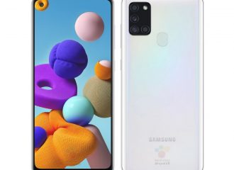 Imágenes y características oficiales filtradas del Samsung Galaxy A21s
