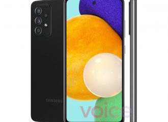 Renders oficiales filtrados de los Samsung Galaxy A72 5G y Galaxy A52 5G