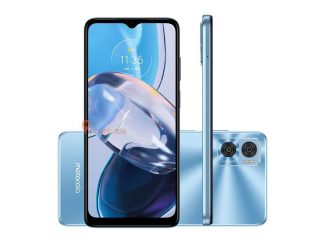 Motorola Moto E22 se filtra en fotos mostrando sus colores