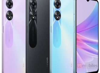 Oppo A58 aparece en fotos con sus características filtradas