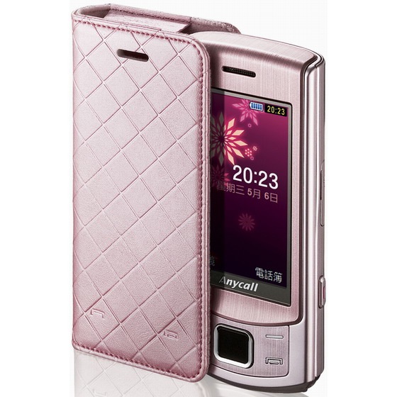 Samsung S7350 Rosa de lujo con Bolso