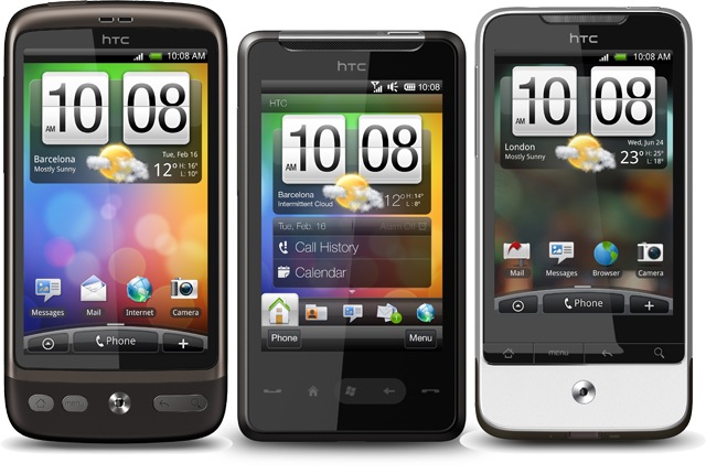 HTC Desire, HD Mini y Legend
