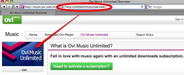 Ovi music unlimited