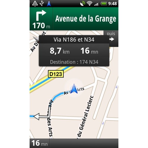 Google Maps navegacion Android Europa Espana