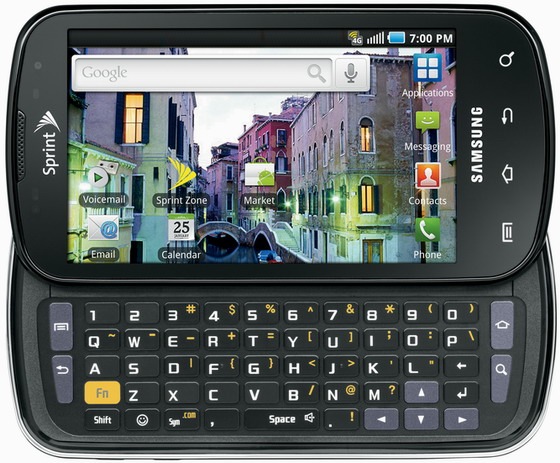 Samsung Epic 4G Sprint Android oficial QWERTY