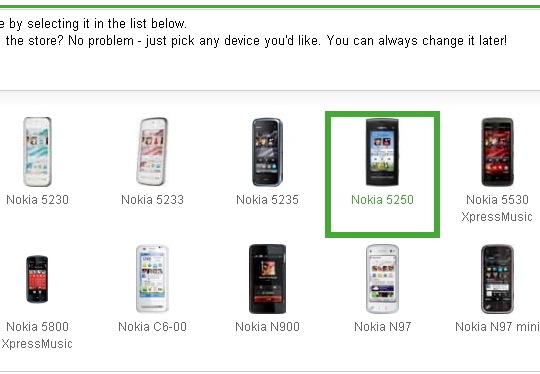Nokia 5250 filtrado