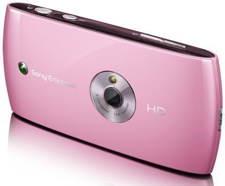 Sony Ericsson Vivaz rosa atras